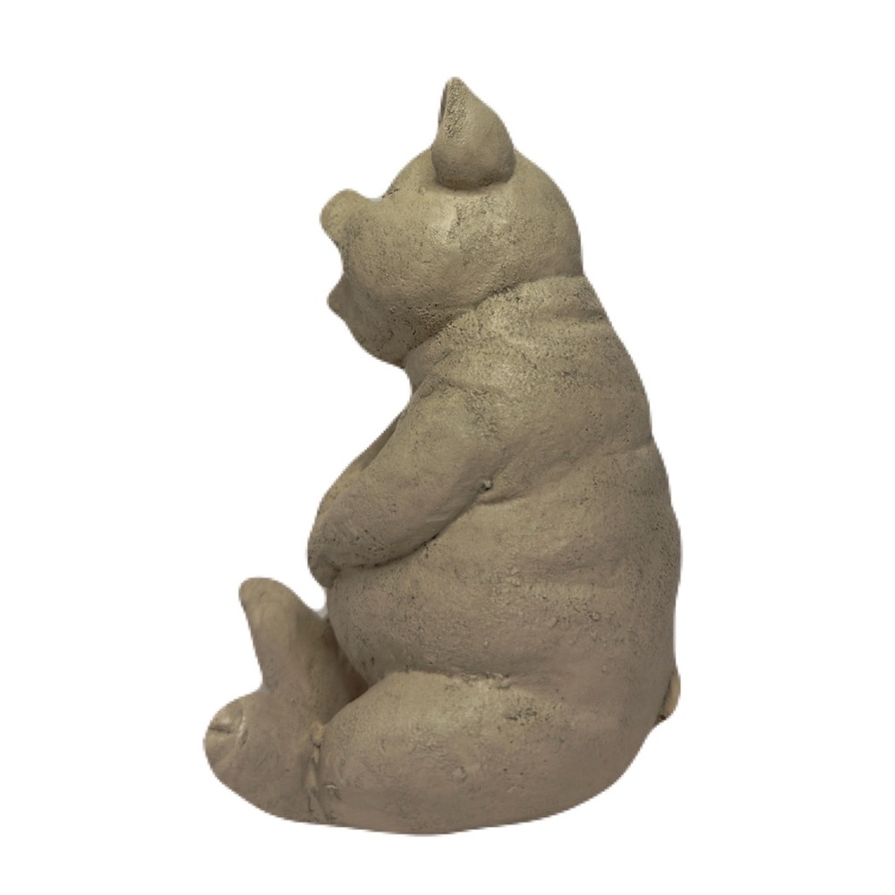 Happy Laughing Pig, Polystone Or Resin Statue Figurine Farmhouse Piggy 5” CUTE - Picture 5 of 9